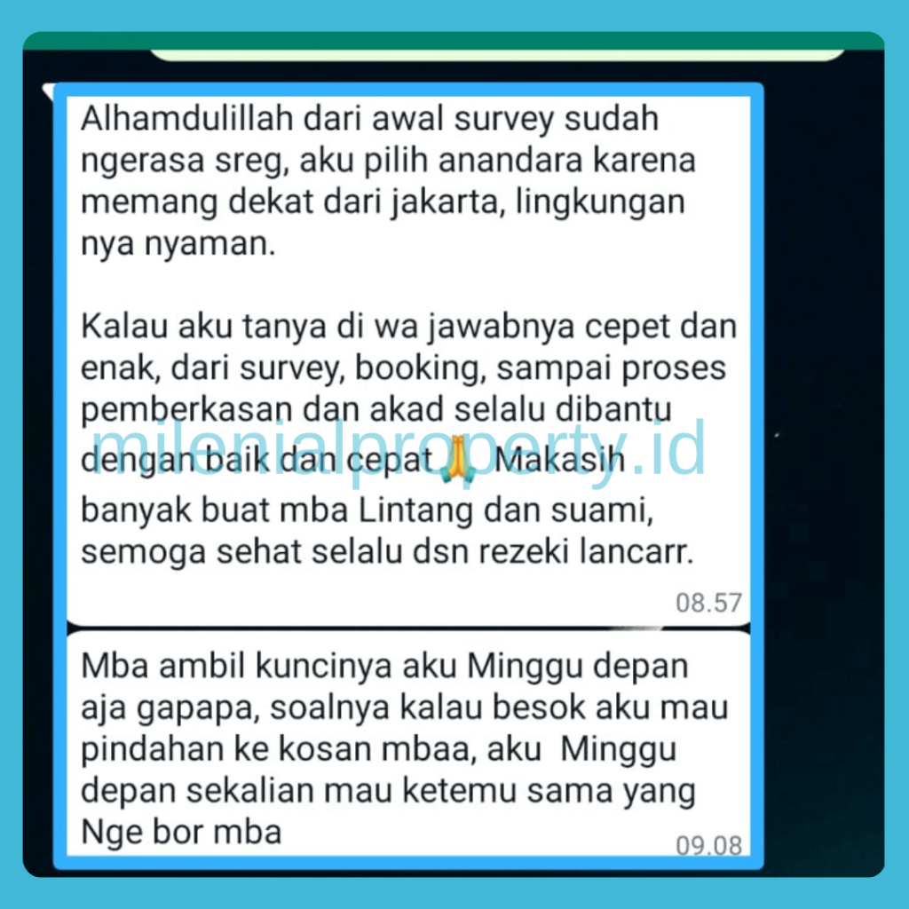 testimoni konsumen grand anandara residence
